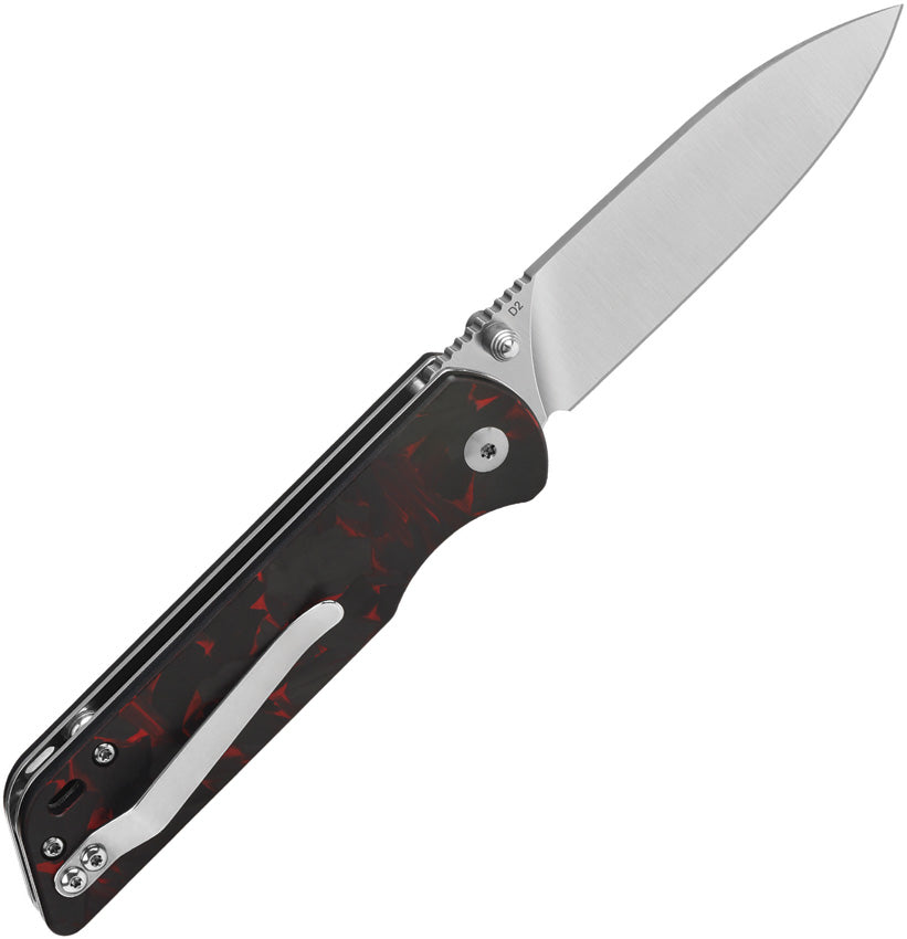 QSP Parrot V2 D2 Red Shredded Carbon Fiber G10