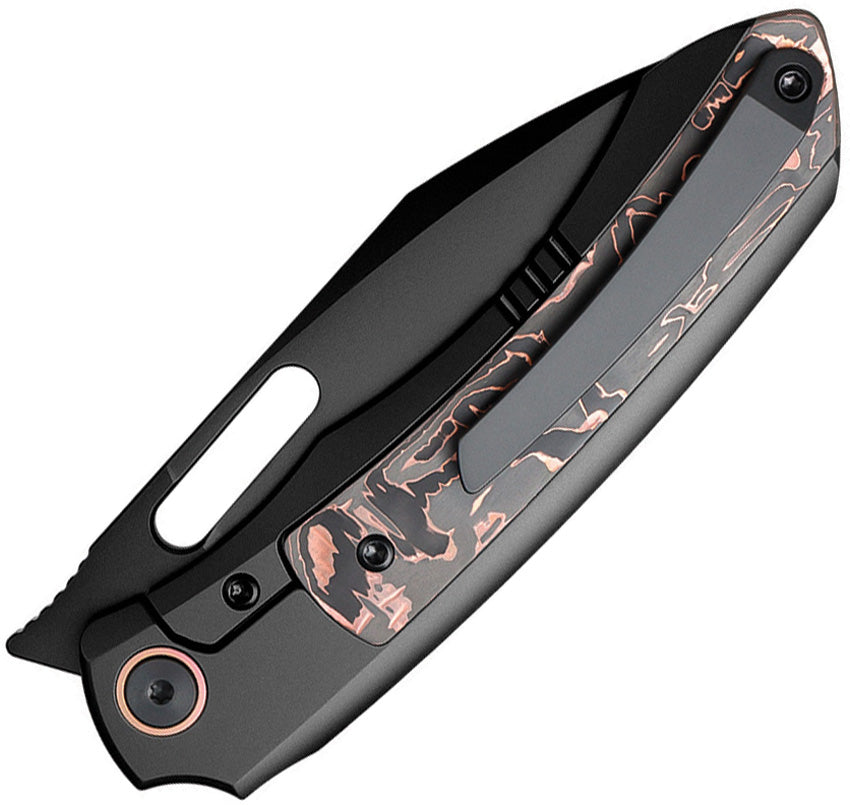 Remette Orca M390 Black Titanium Copper Foil Carbon Fiber