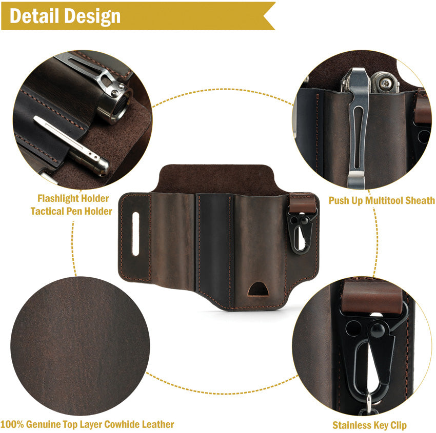 Viperade PJ29 Leather EDC Belt Sheath