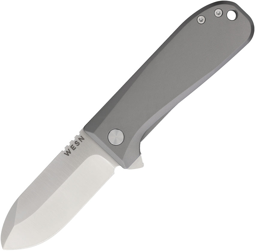 WESN Allman Framelock Titanium S35VN Gray