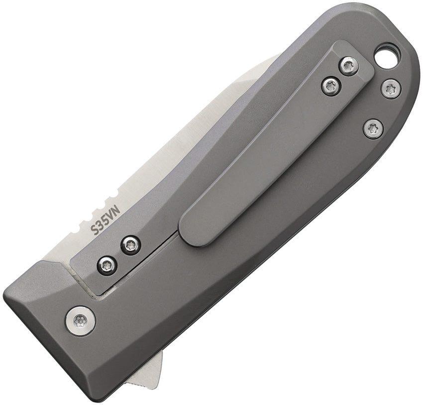 WESN Allman Framelock Titanium S35VN Gray