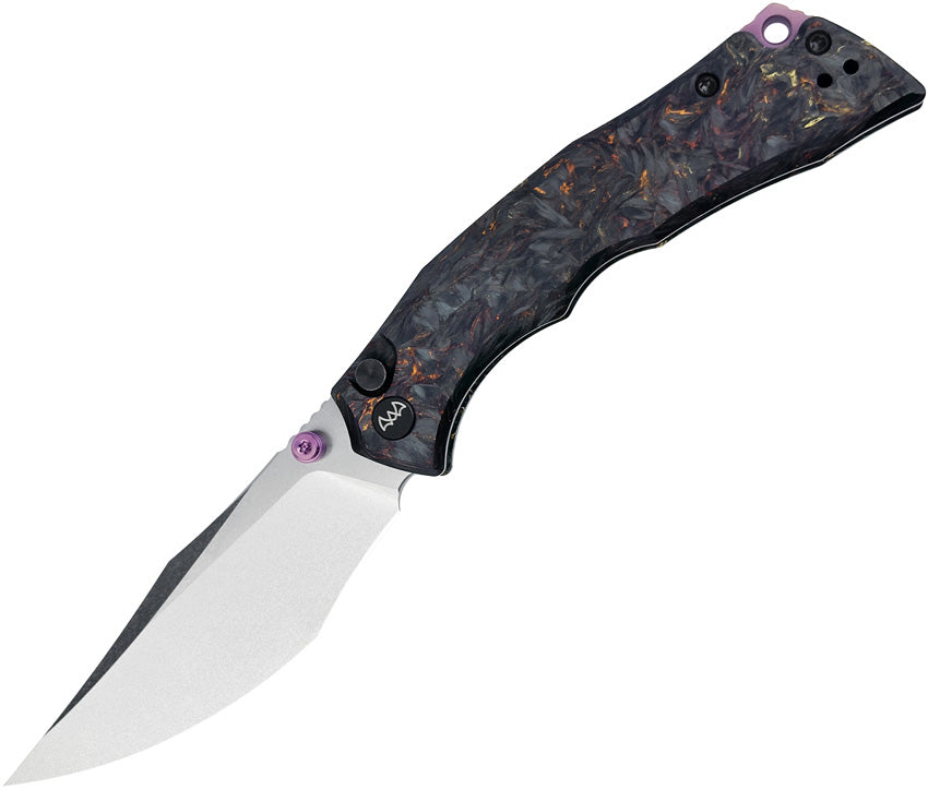 Wixco Jugger N690 Amber Shredded Carbon Fiber
