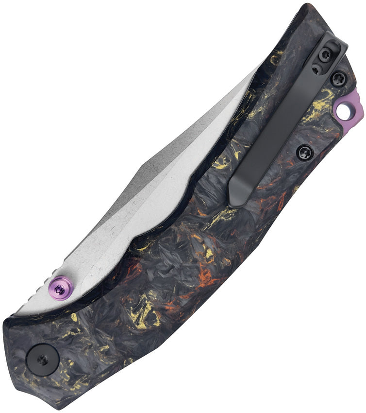 Wixco Jugger N690 Amber Shredded Carbon Fiber