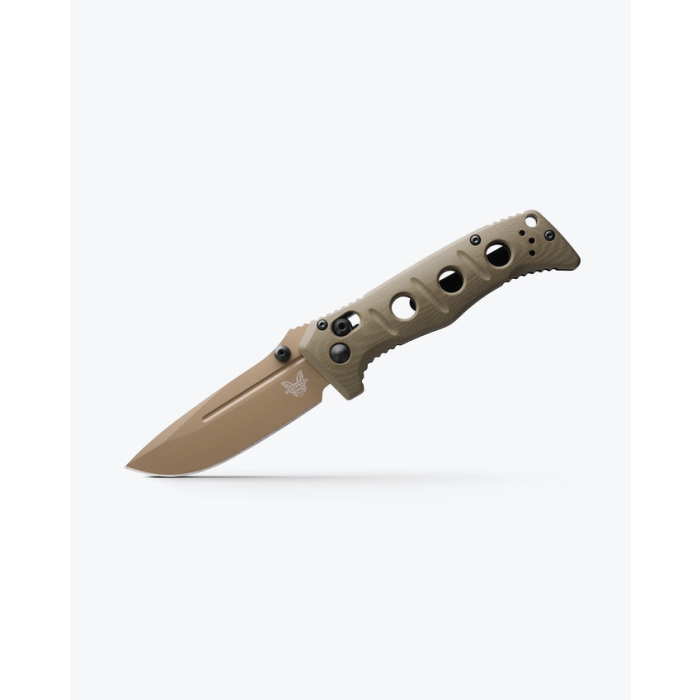 Benchmade Mini Adamas AXIS Lock Olive Drab G10 CruWear