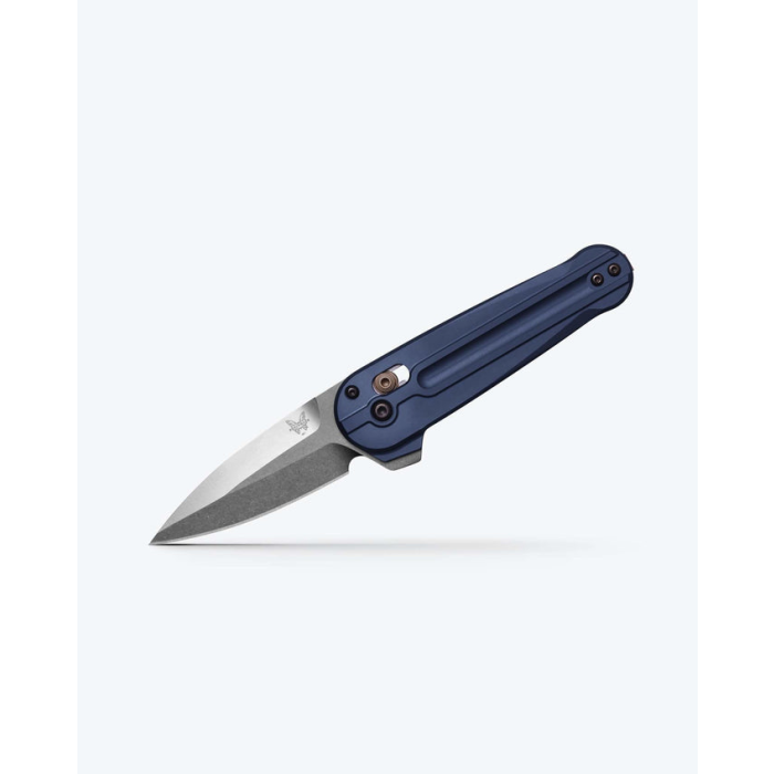 Benchmade Lowden AXIS Lock Flipper Crater Blue Aluminum M390