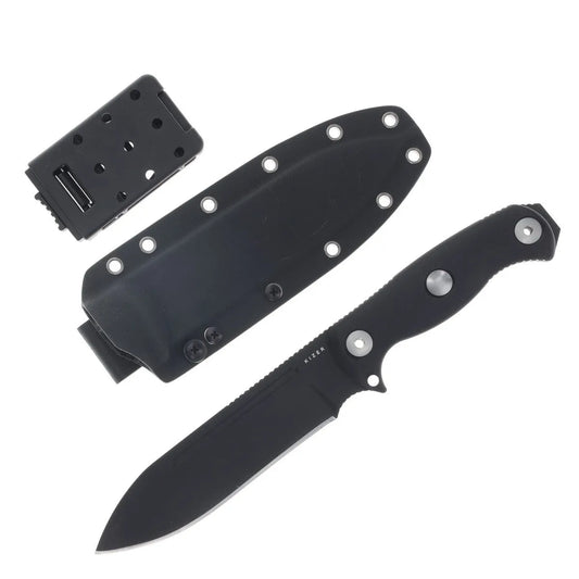 Kizer Drop Bear Fix 7 Fixed Blade 1095 Steel / G10 Black
