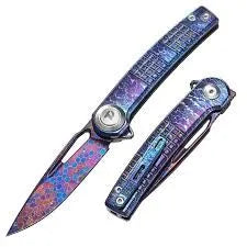 Dreamtech Mosaic Damascus + Lighting Anodized Titanium D4129TF