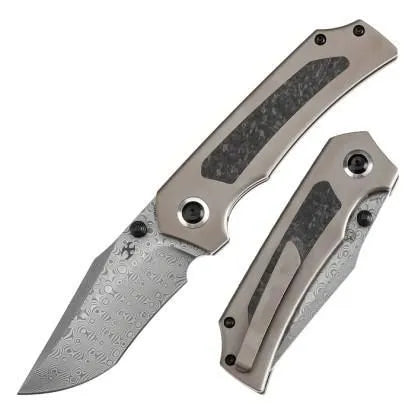 Kansept Fermi Damascus Carbon Fiber Glow Dark Matter