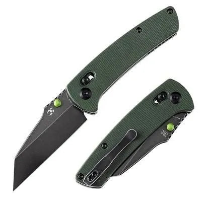 Kansept Main Street 154CM Green Micarta