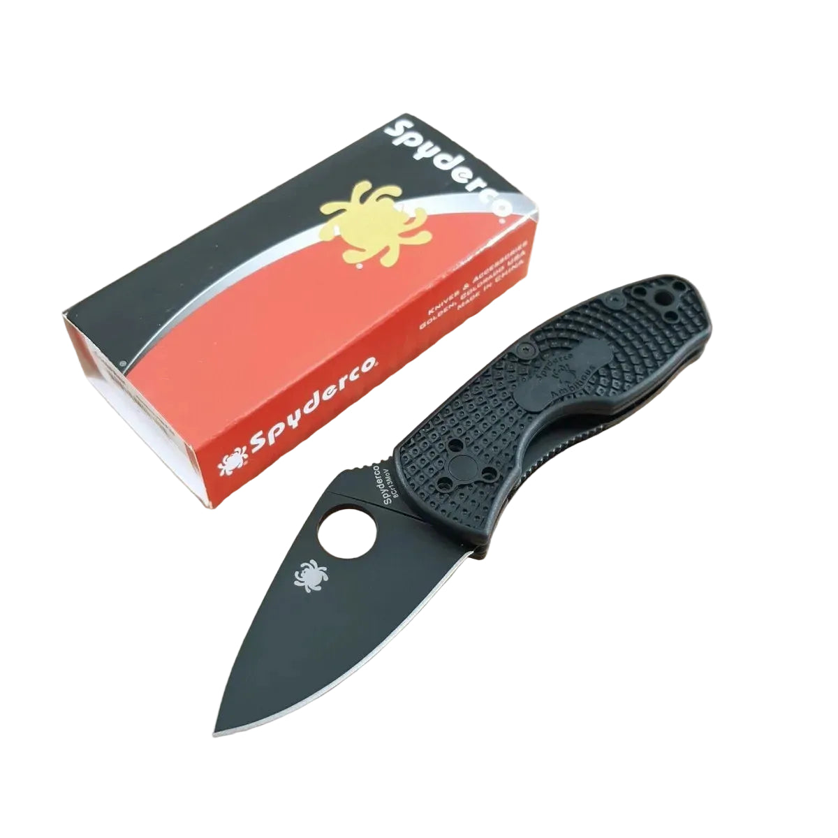 Spyderco Ambitious Blackout 8cr13mov