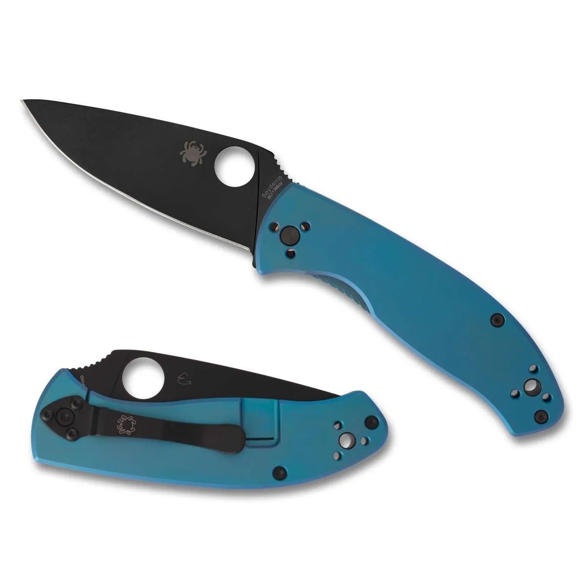 Spyderco Tenacious Titanium Blue / Black