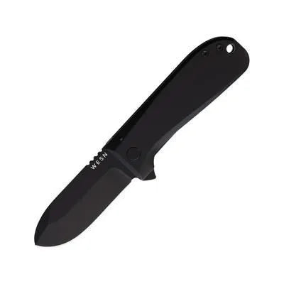 WESN Allman Framelock Titanium S35VN BLACKOUT