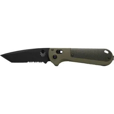 Benchmade Redoubt 431SBK-1 Green Serrated