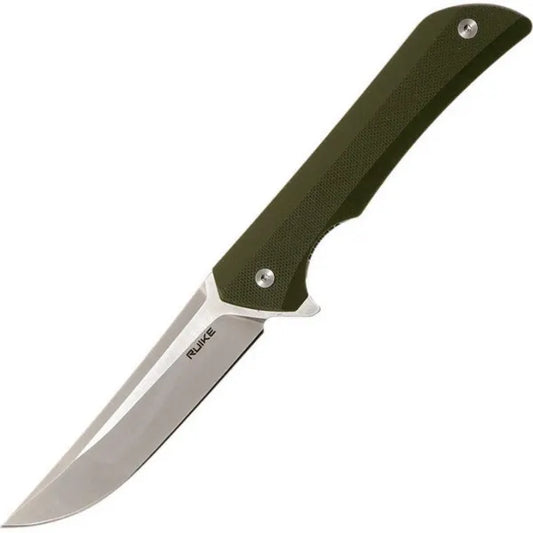 Ruike Hussar 14c28n Green G10 Flipper Linerlock P121-G