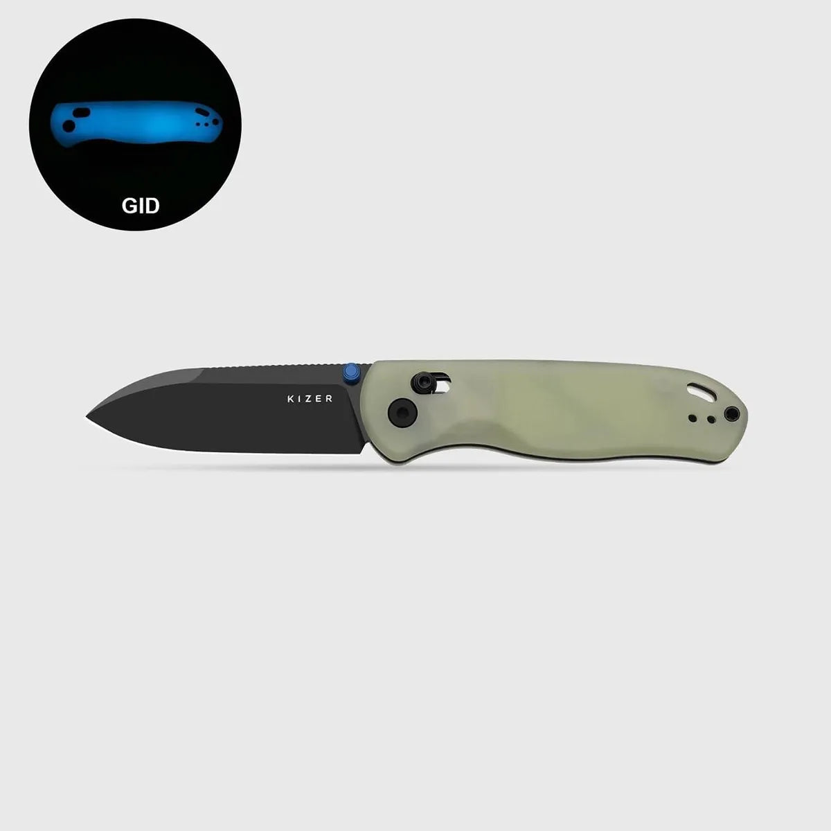 Kizer Drop Bear GLOW Black Nitro-V Blade V3619A21