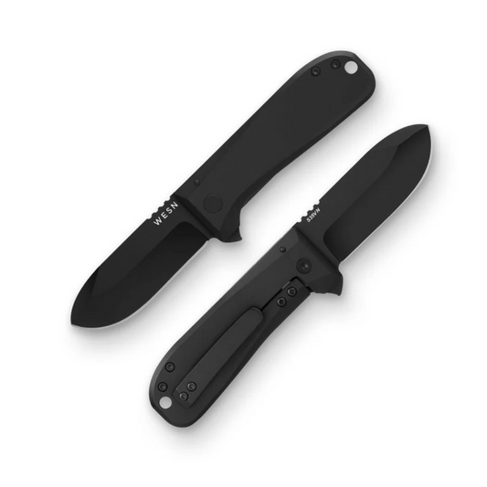 WESN Allman Framelock Titanium S35VN BLACKOUT